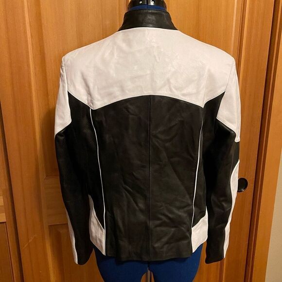 Paolo Santini Leather Biker Jacket - Picture 3 of 11